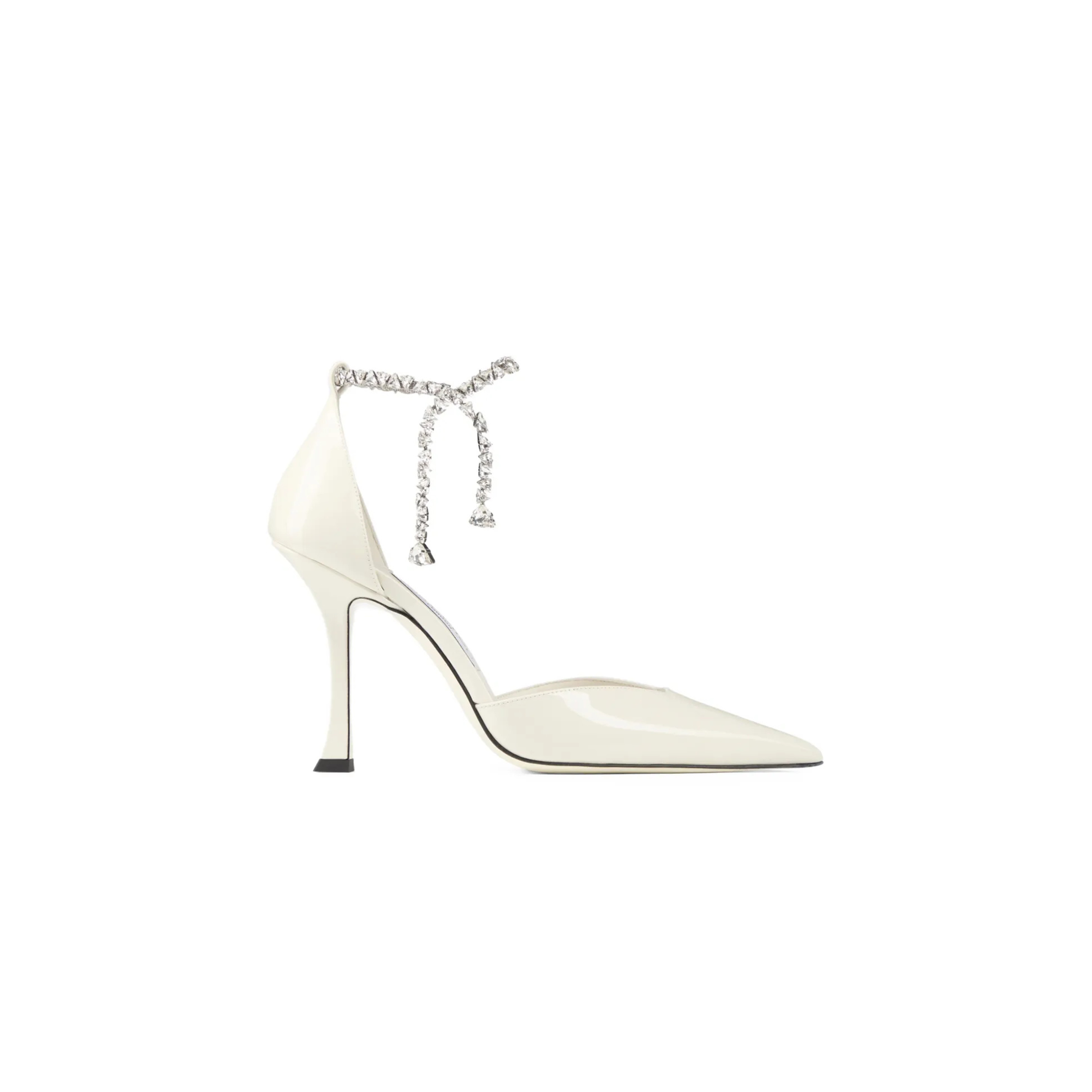 J1m*y Ch00 100MM STEVIE CRYSTAL-EMBELLISHED PUMPS Master Quality